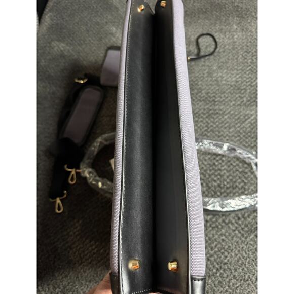 LOVEVOOK Laptop Tote Bag for Women 15.6" Office Work Bag Canvas/Haze Blue - Picture 8 of 13